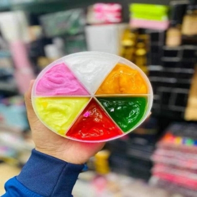 Picture of 6 in 1 Vip Rainbow Combo Face Pack - 500 gm