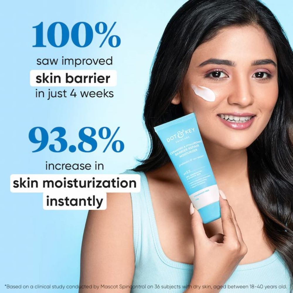 Picture of Dot & Key Ceramides & Hyaluronic Skin Barrier Repair+ Face Cream - pH 5.5 100g