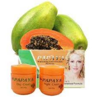 Picture of 2 in 1 FEIQUE Pa..paya Whitening Anti-Freckle Day Night Cream Set