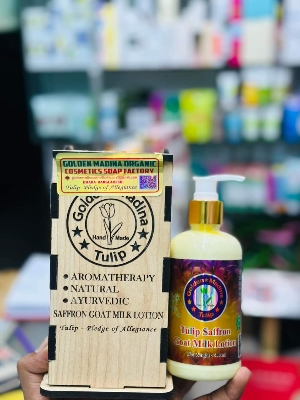 Picture of Tulip saffron goat milk lotion 300ml