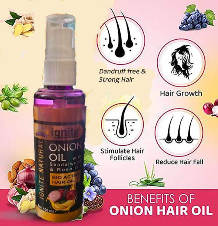 Picture of I.g.n.i.t.e Natural Onion Hair Oil
100ml