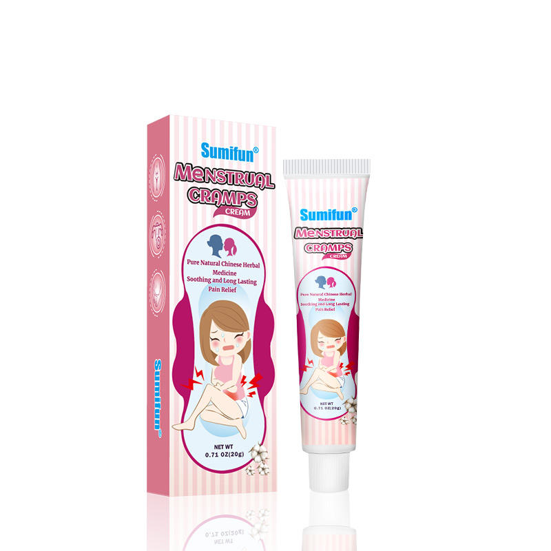Picture of SUMIFUN Menstrual Cramps Pain Reliever Cream Mabisang Gamot Pamparegla Menstrual Cup Irregular Menstruation Pain Reliever Rub Original Essential Pain Relief Rub Massage Rub Balm Pain Reliever Ointment for Muscle Pain Gout