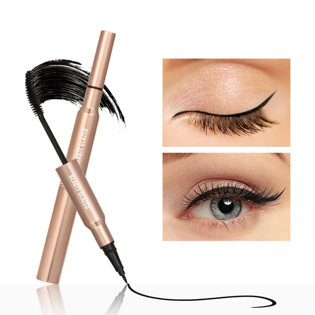 Picture of Beauty Glazed 2-in-1 Waterproof Eyeliner & Mascara – Long Lasting & Curling