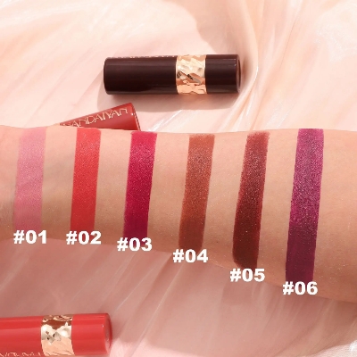 Picture of Handaiyan by Rongge Matte Lipstick Set – 6PCS Long-lasting Velvet Lipsticks