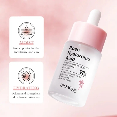 Picture of Bioaqua Rose Hyaluronic Acid Moisturizing Essence 30ml