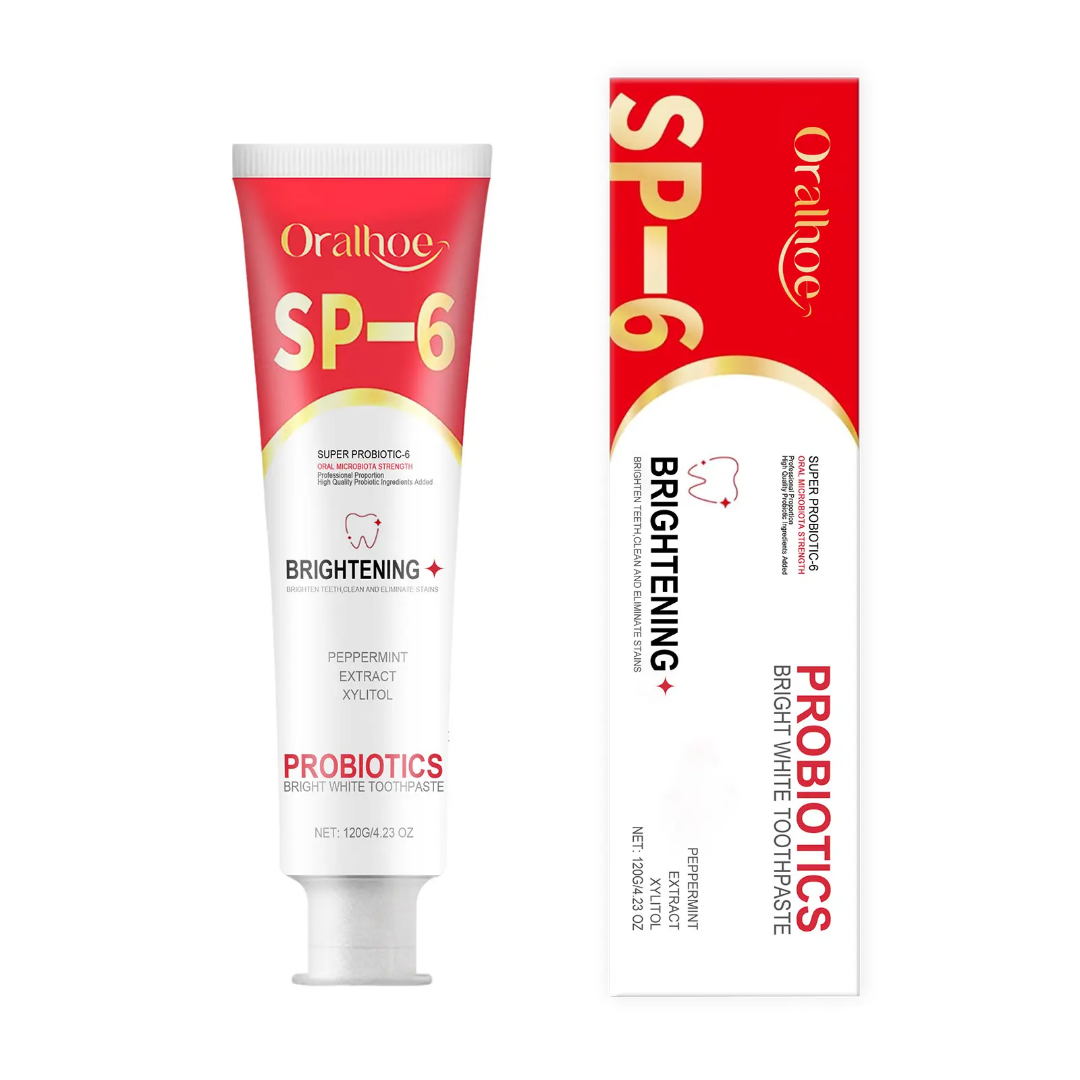 Picture of Oralhoe SP-6 Brightening + PROBIOTICS Bright White Toothpaste