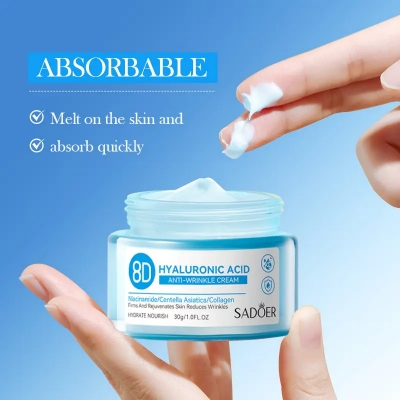 Picture of Sadoer 8D Hyaluronic Acid Anti-Wrinkle Cream 30g