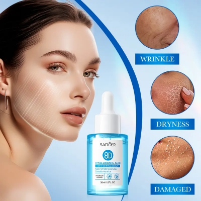 Picture of SADOER 8D Hyaluronic Acid Anti-Wrinkle Serum Niacinamide/Calendula Centella Asiatica 30ml
