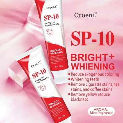 Picture of Croent SP-10 Probitic Bright + Whitening Toothpaste (120g)