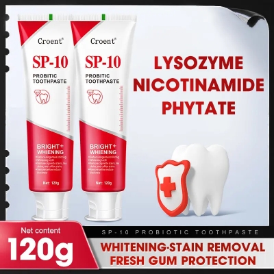 Picture of Croent SP-10 Probitic Bright + Whitening Toothpaste (120g)