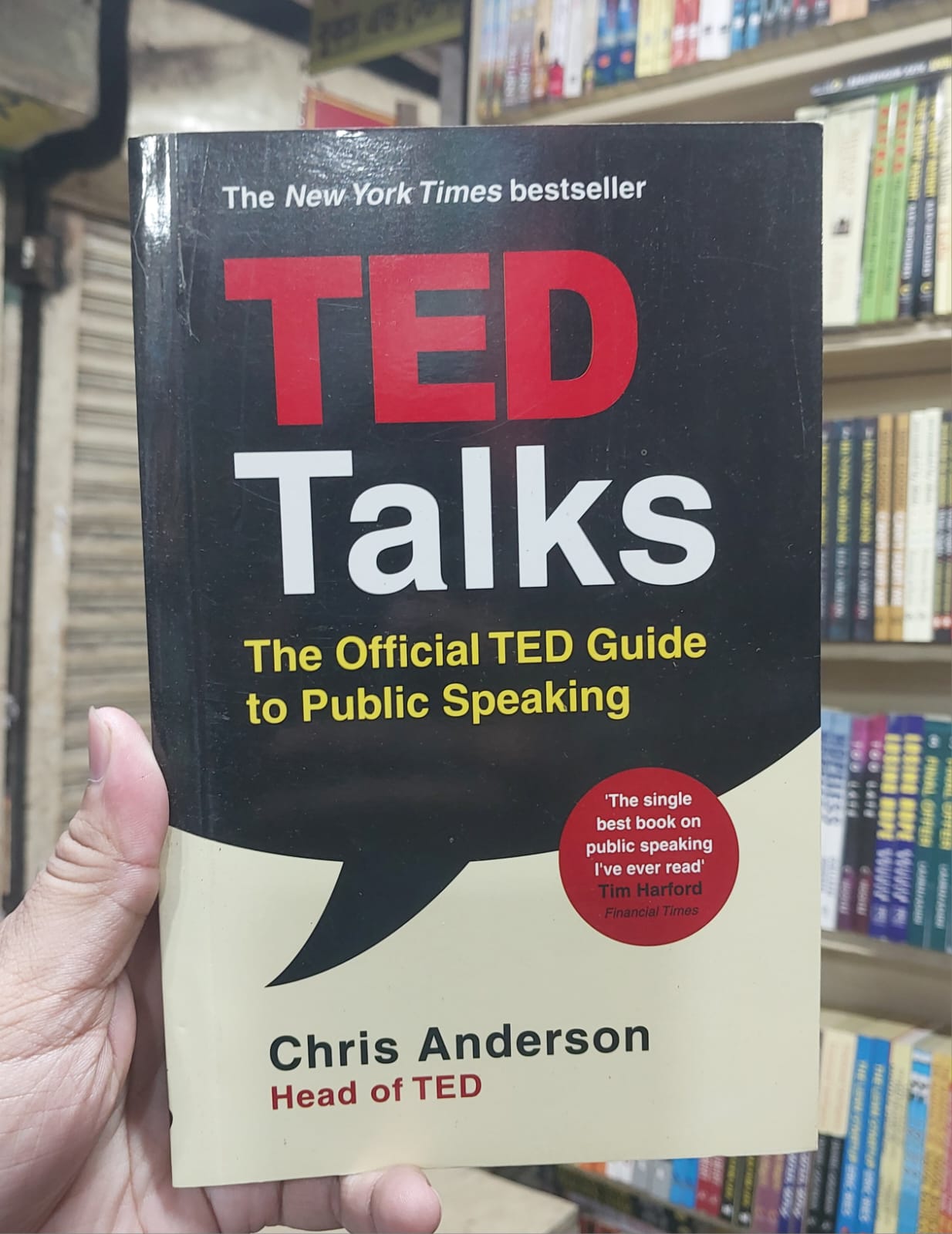 Picture of TED Talks: The Official TED Guide to Public Speaking - Yellow - Paperback