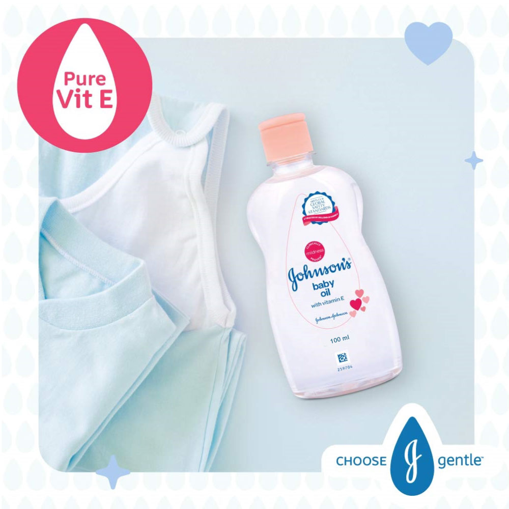 Picture of Johnson’s Baby Oil with Vitamin E 100ml