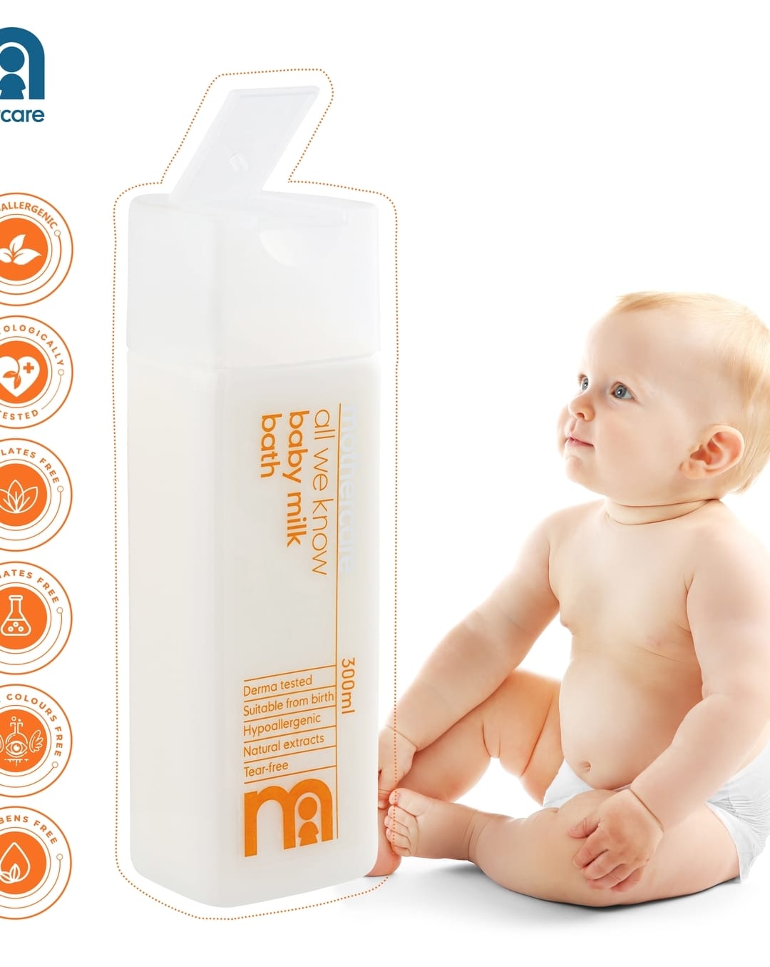 Picture of MotherCare Baby Milk Bath - 300ml