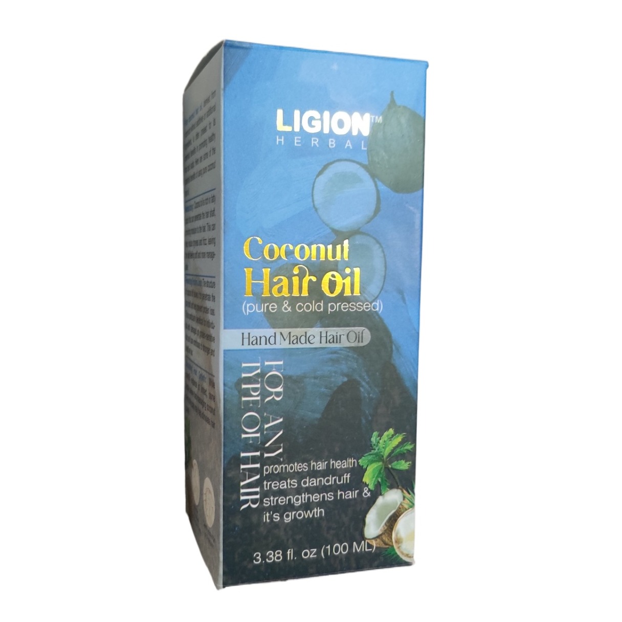 Picture of Ligion Herbal Hair Oil pure & cold pressed Coconut Oil - 100ML