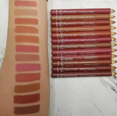 Picture of Long Lasting Matte Lipstick Pencils Set (12 Pcs)