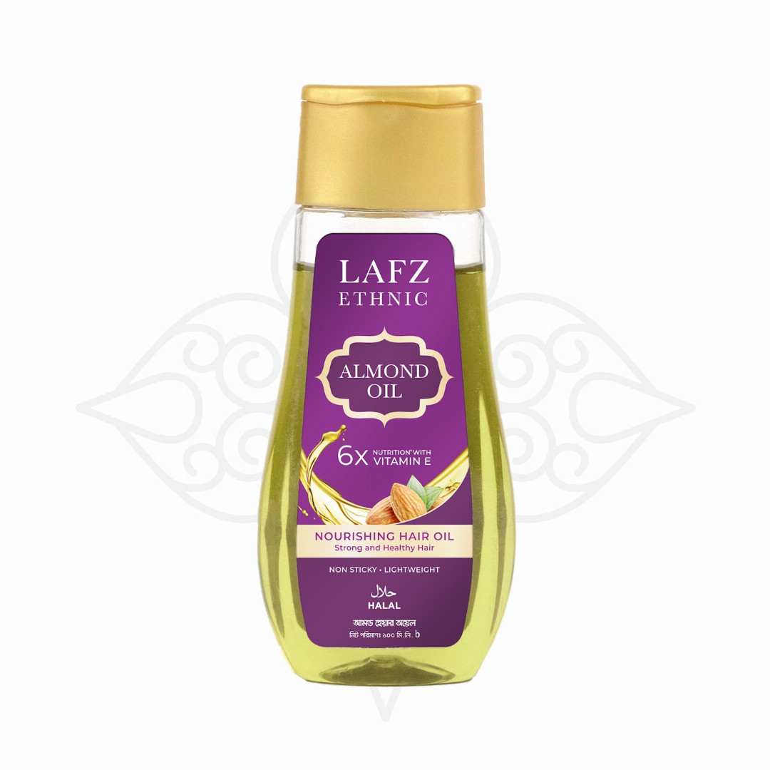 Picture of Lafz Ethnic Almond Nourishing Hair Oil (100ml)