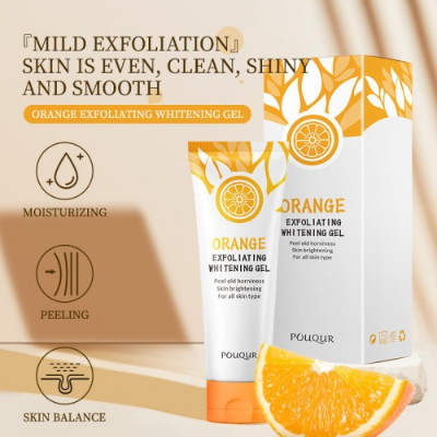 Buy Pouqur Orange Exfoliating Whitening Gel 50g best Price in Bangladesh 