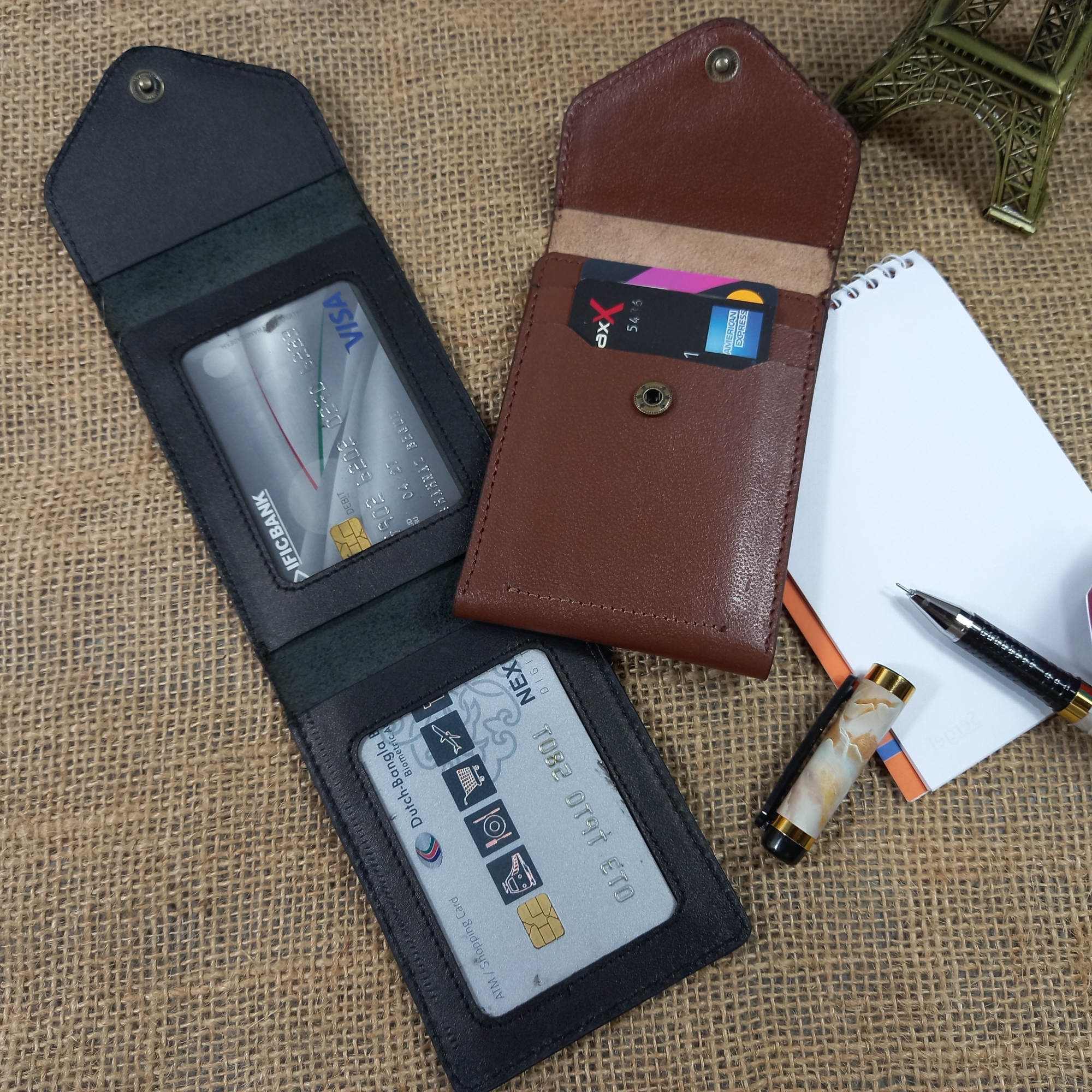 Picture of 100% Leather Card Holder Mini Wallet