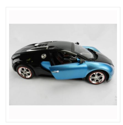 Picture of Rc Car Rechargeable Top Speed Bugatti 1:14 Scale- Blue