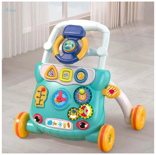 Picture of Baby Push Walking Toy Music Learning Toy Gift for 1 2 3 Year Olds Infants