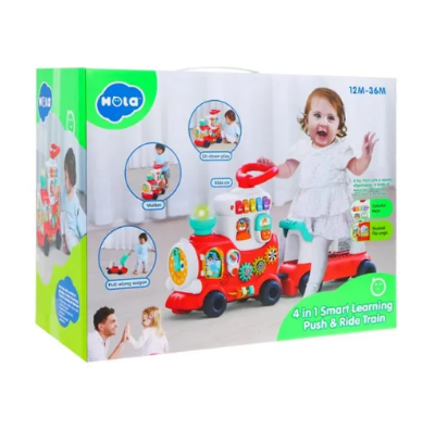 Picture of Train Pusher Ride Locomotive Toy for a year old baby