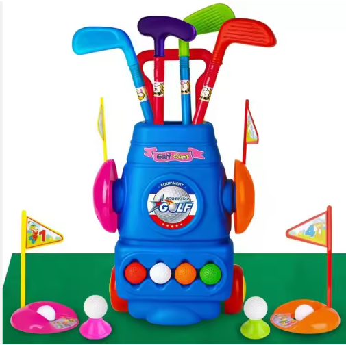 Picture of Toyly Toddler Golf Toy,4 Colorful Golf Sticks,4 Balls and 2 Practice Holes,Kids Golf Club Set,Sports Toys,Toys Gift for Boys Girls 3 4 5 6 Year Old