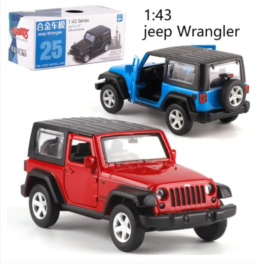 Picture of 1:32 High Simulation Jeep Wrangler Rubicon 1941 Converter Sound And Light Alloy Figure Cars Kids Off Road Car Model