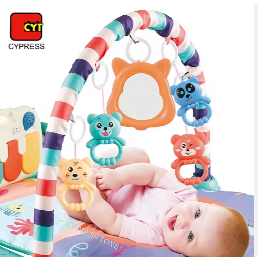 Picture of Harmonium Multi-Functional Play Mat Set For New Born Baby - Green