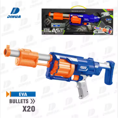 Picture of Manual Soft Bullet Gun shotgun Toy Shell Ejecting Toy Gun With 20 Soft Bullet and 10 Bullet Casings