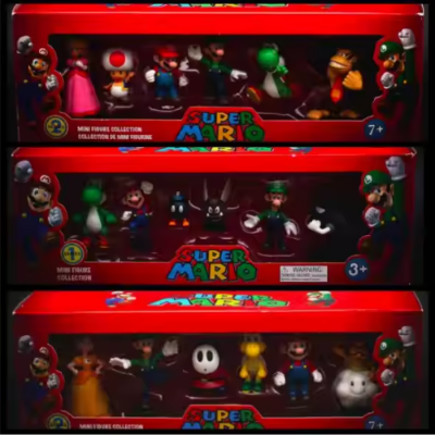 Picture of Hottest Sold 8cm Mario Toy Mario Bros Series Mario Pvc Toy for Kids Figure Gift