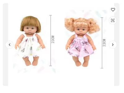 Picture of Fashional Design Toys Full Glue 6pcs 23cm Female Doll Show Toy No reviews yet