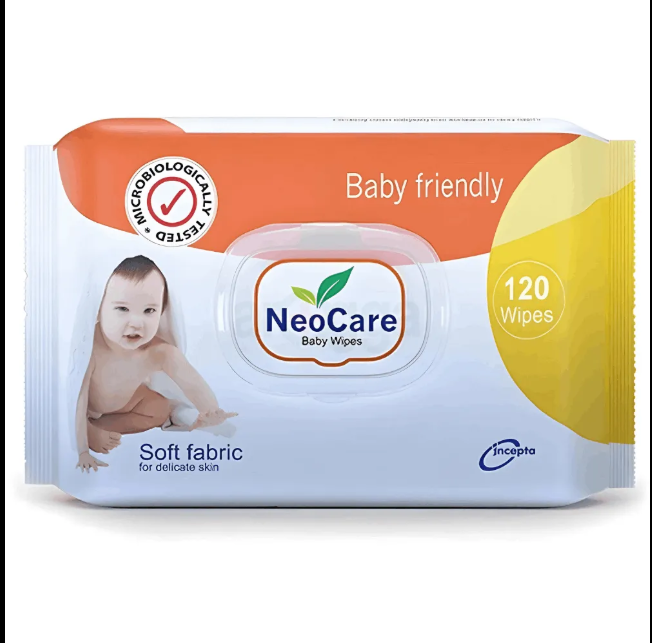 Picture of NeoCare Baby Wipes 120 Pieces (Wet)
