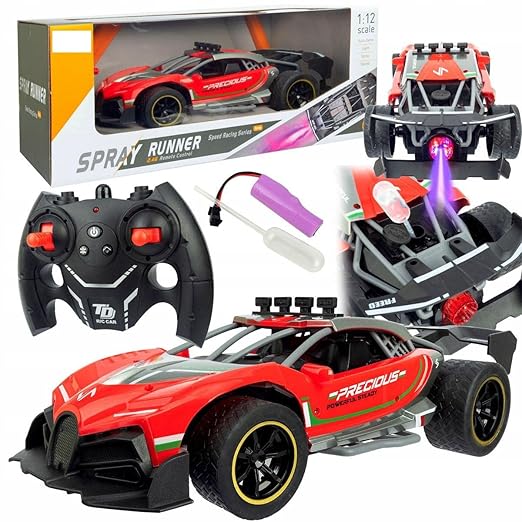 Picture of MDM HUB Remote Control Cars, RC Stunt Car Toys for Girls Boys Age 5 6 7 8 9 10, 2.4Ghz 4WD Off Road Racing RC Car, Perfect Kids Toys Gifts on Birthday Christmas (Multicolor) (RC Spray Crawler)