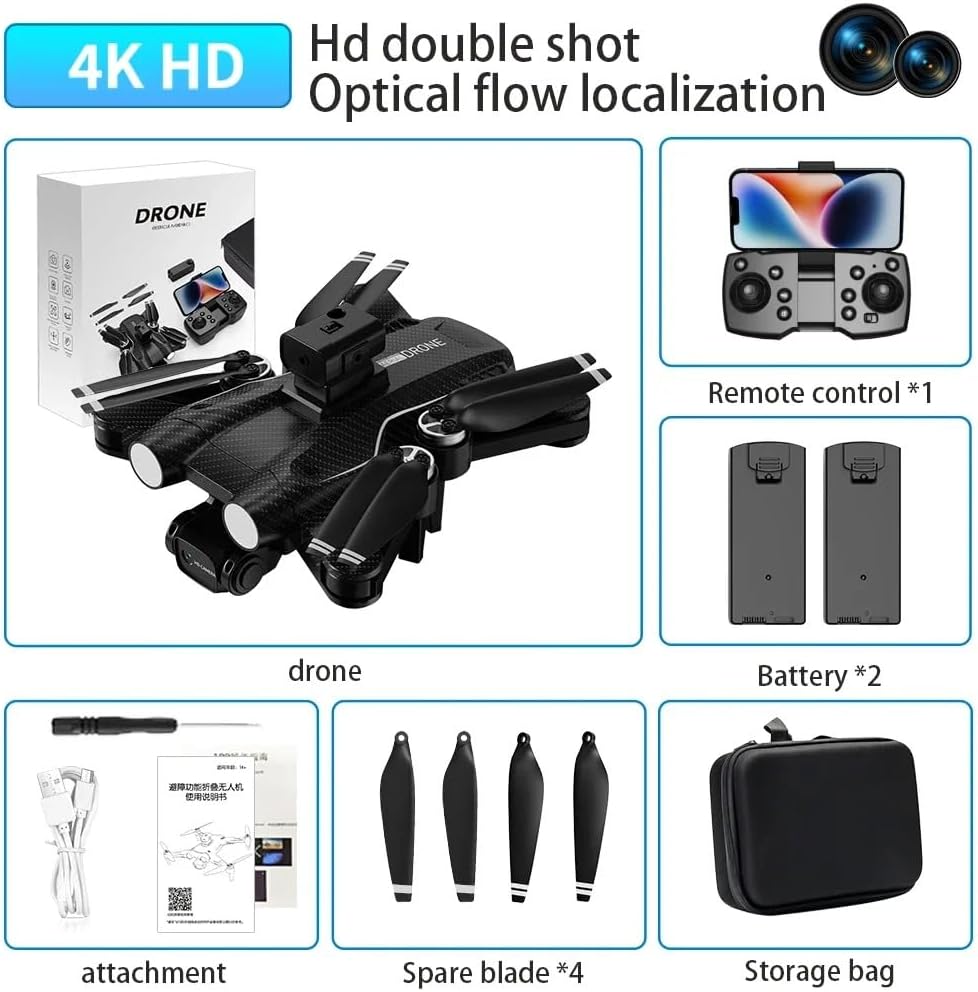 Picture of F167 drone 4K configuration/actual pixel 480P / 8K configuration/actual pixel 720P