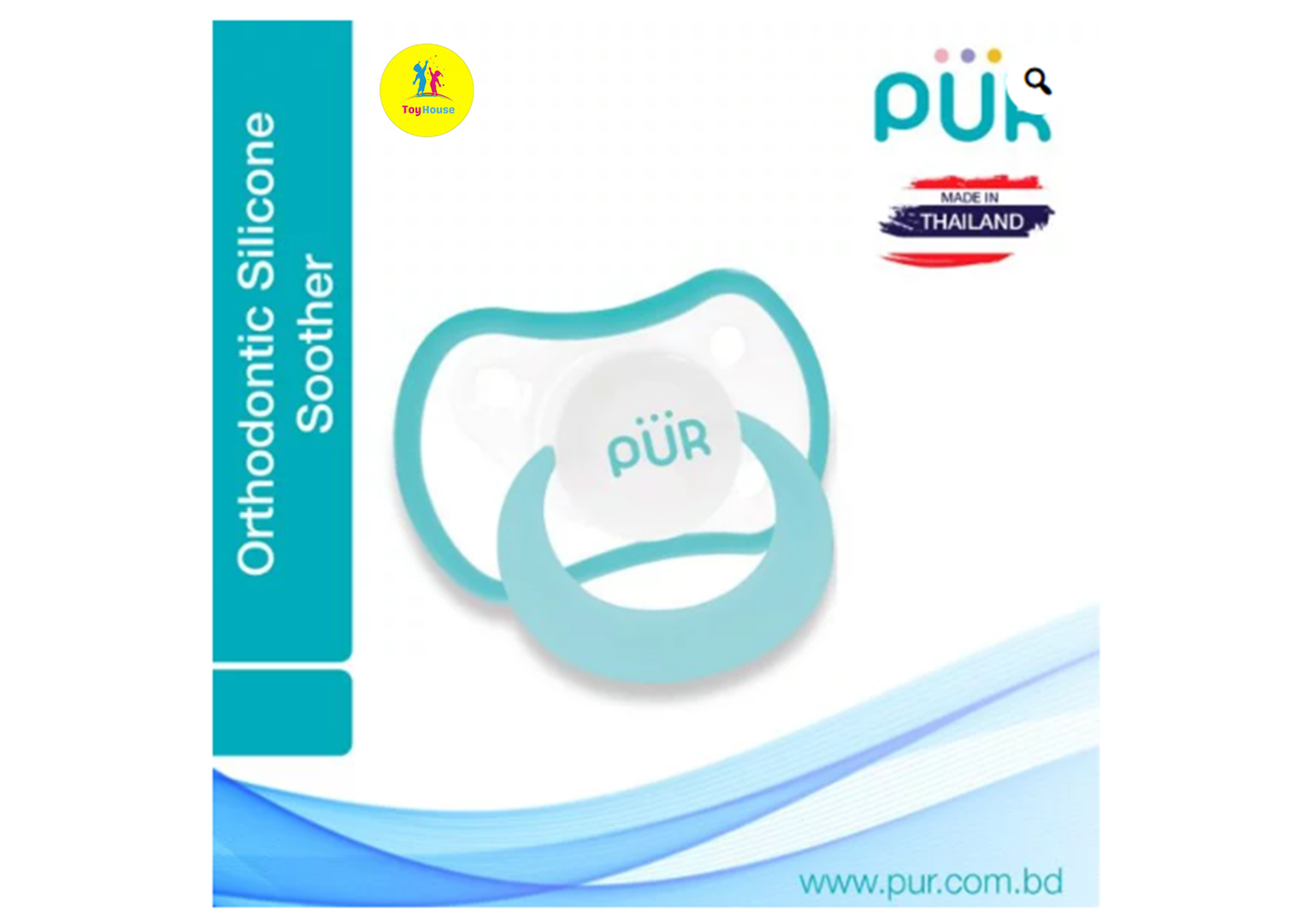 Picture of Pur Orthodontic Silicone Soother (6m+) – (14019)