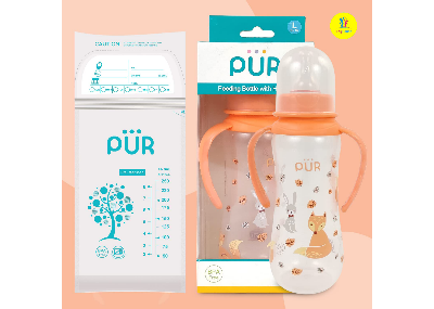 Picture of Pur Feeding Bottle W/H 9oz./250ml. - (9014)