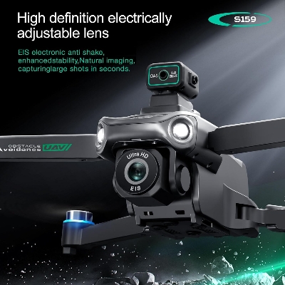 Picture of S159 Drone G.P.S 5G Screen Remote Control 4K Dual Camera 360° Obstacle Avoidance with Built-in 5 inch Remote Display