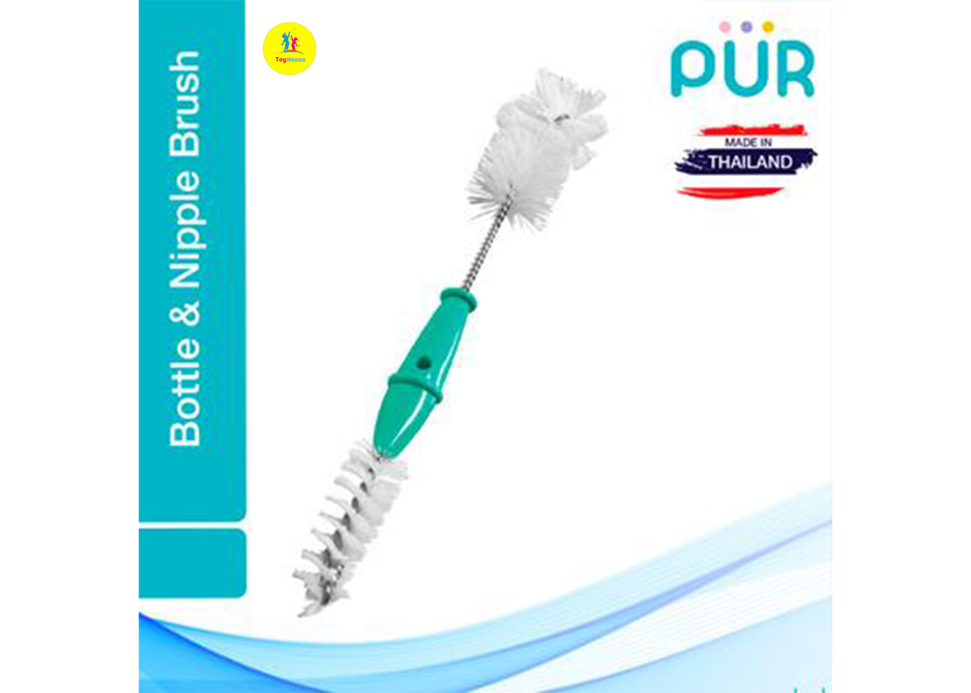 Picture of Pur 2 in 1 Bottle and Nipple Brush 1Pc - 6106
