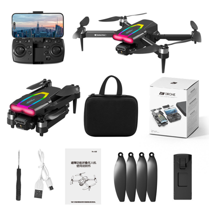 Picture of F199 Drone: 360° Intelligent Obstacle Avoidance HD Camera with EIS Gimbal, Brushless Power, Intelligent Obstacle Avoidance, WiFi FPV, Colorful LED Lights