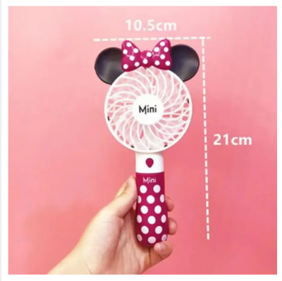 Picture of Disney Outdoor Portable Cartoon Kawaii Mickey Usb Fan Air Cooler Travel Mini Handheld Fan Lithiums Battery Rechargeable Toys