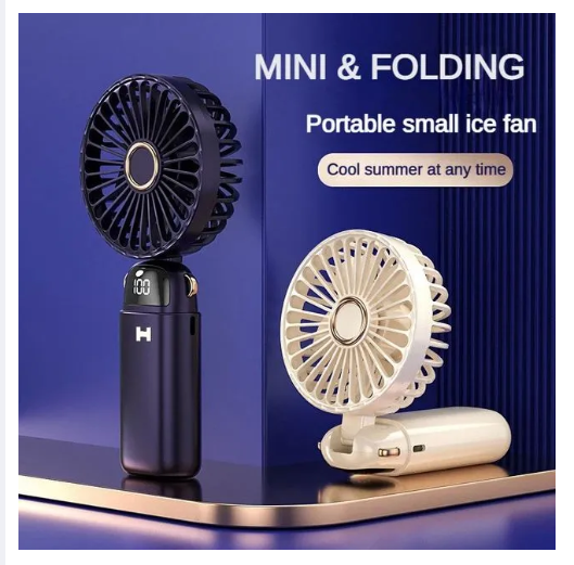 Picture of Rechargeable portable 5 speed Fan with LED display