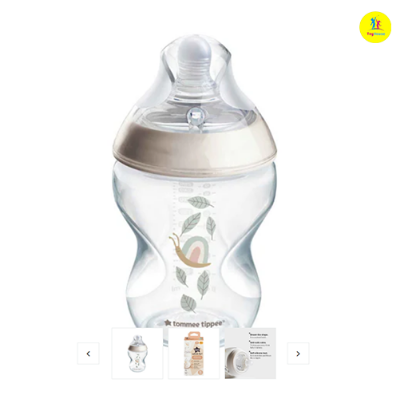 Picture of Tommee Tippee Natural Start PP Bottle with Super Soft Teat, Med Flow - 260 ml