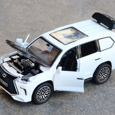 Picture of Luxus Toy Car-Alloy Children's Sports Model-Front Doors Open- Car Die-Cast Metal Toy Car With Music-Kids Car