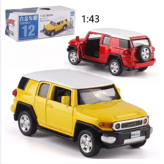 Picture of Welly 1:36 Toyota FJ Cruiser Diecast Car Alloy Vehicles Car Model Metal Toy Model Pull back Special Edition