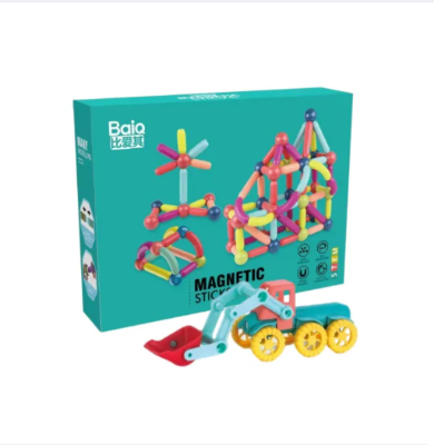Picture of 48 PCS Building Blocks Toy Magnetic Construction Set Magnet Ball Sticks Rod Games Montessori Educational Toys For