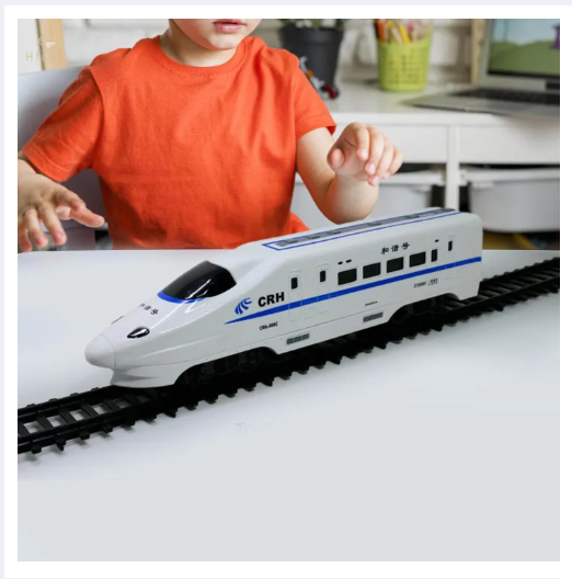 Picture of Track Freight Car 1:87 Miniature Train Toy Model for Preschool Kids Toddlers