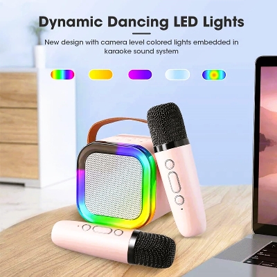 Picture of K12 Speaker High-end Bluetooth Audio Small Home KTV Karaoke Microphone Professional Children's Singing Bluetooth Speaker Column