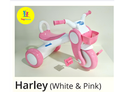 Picture of Harley Baby Tricycle this tricycle ensures stability and balance during rides. Its adjustable seat grows with your child