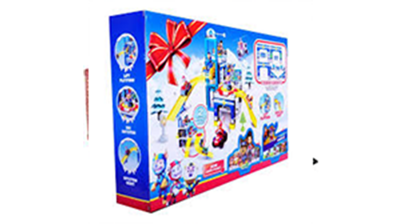 Picture of 25 Pcs Paw Patrol Parking Lot Garage Station Toy 2 Way Car Parking Toy set With 3 CAR