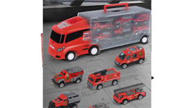 Picture of Kids Truck Toy Diecast Alloy Portable Car Transporter Children Boy Toy